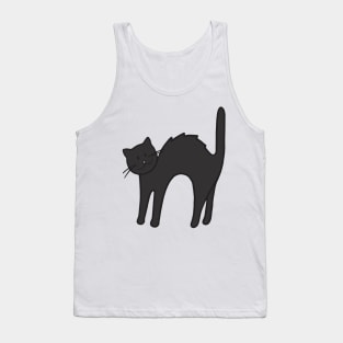 Halloween Black Cat Tank Top